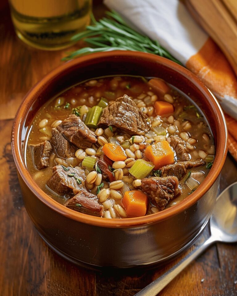 Cozy Beef Barley Stew Recipe