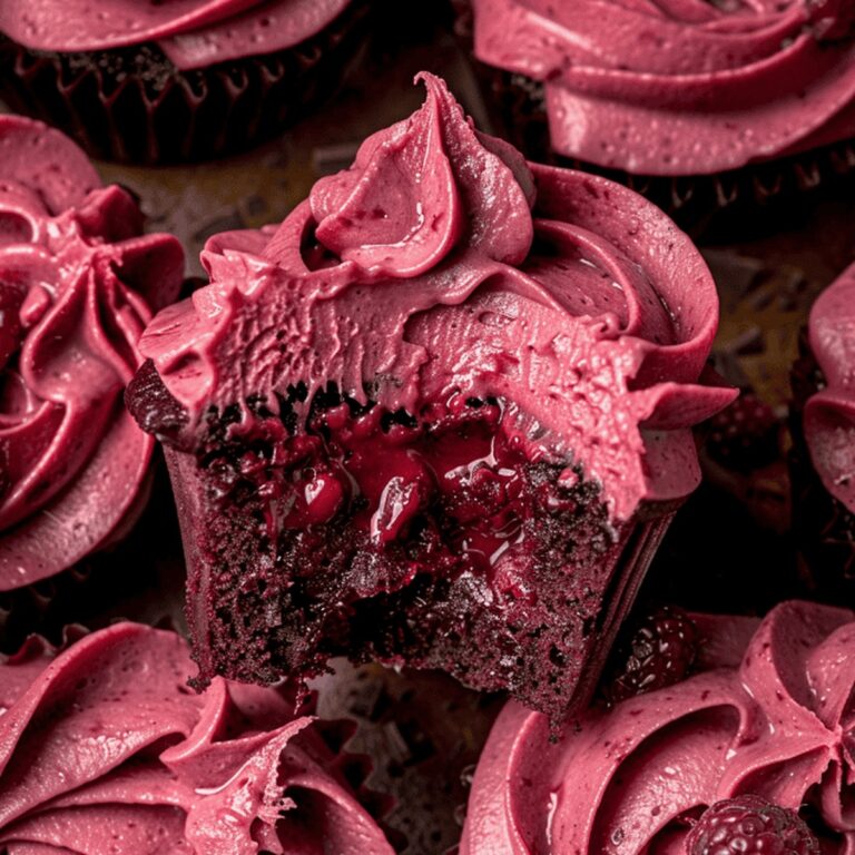 Decadent Chocolate Raspberry Cupcakes Recipe