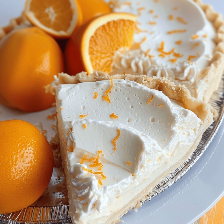 Heavenly Orange Creamsicle Pie Recipe