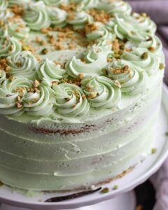 Vanilla Bean Pistachio Cake Recipe