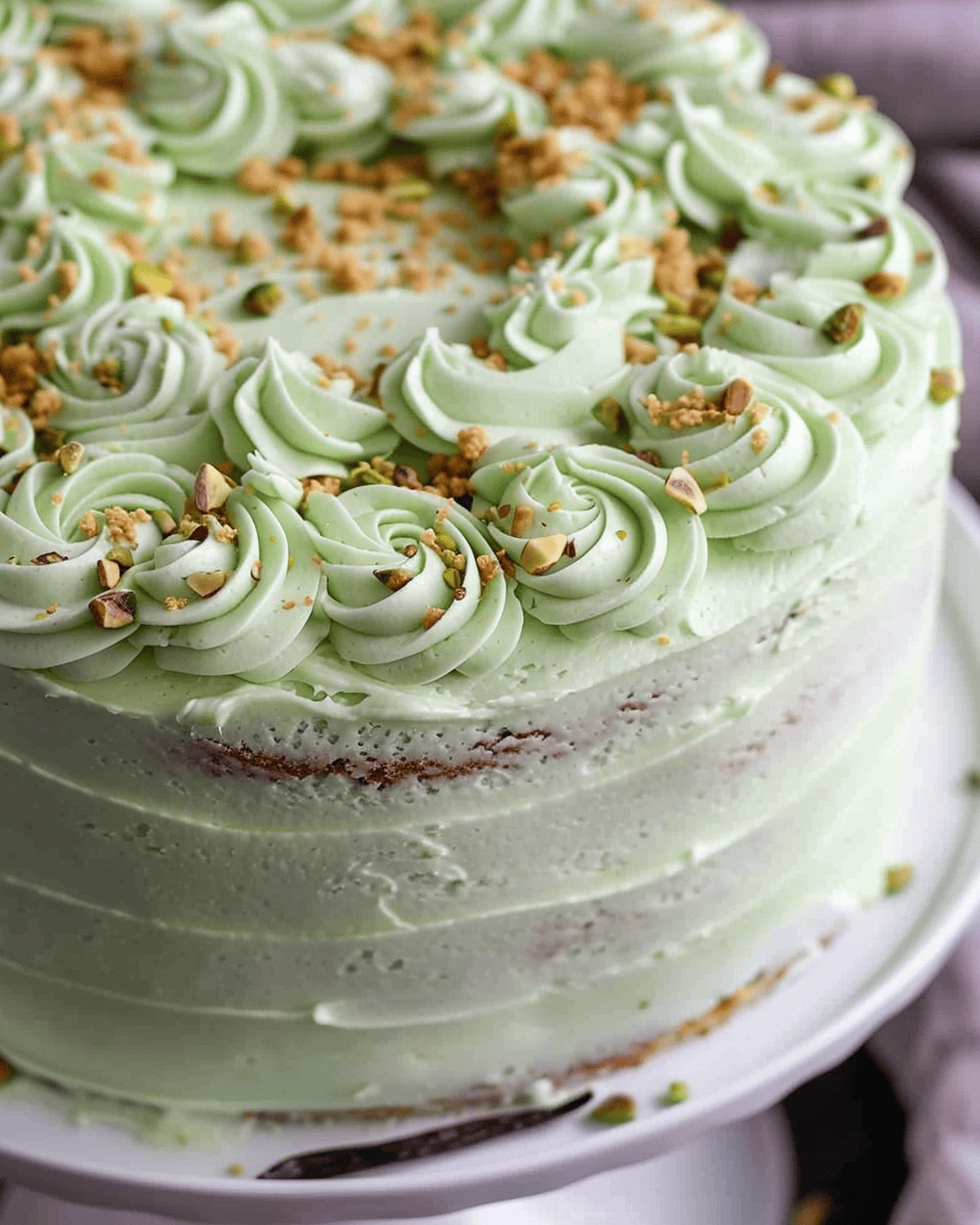 Vanilla Bean Pistachio Cake Recipe