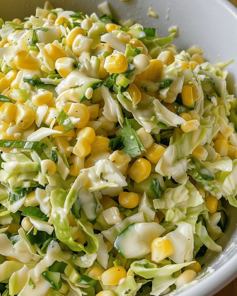 Spicy Corn Coleslaw Recipe