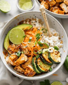 Hot Honey Chicken Bowls Recipe