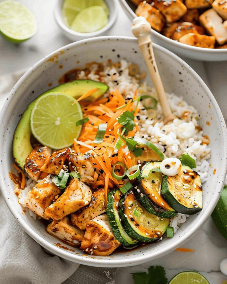 Hot Honey Chicken Bowls Recipe