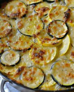 Zucchini Gratin with Yellow Squash Recipe