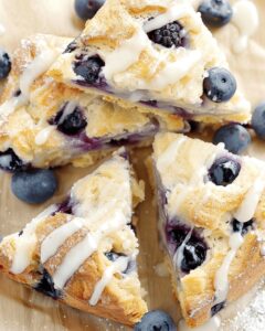 Almond Flour Lemon Blueberry Scones Recipe