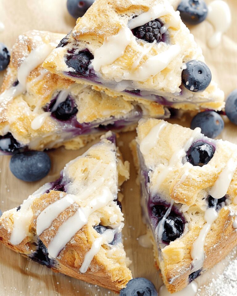 Almond Flour Lemon Blueberry Scones Recipe