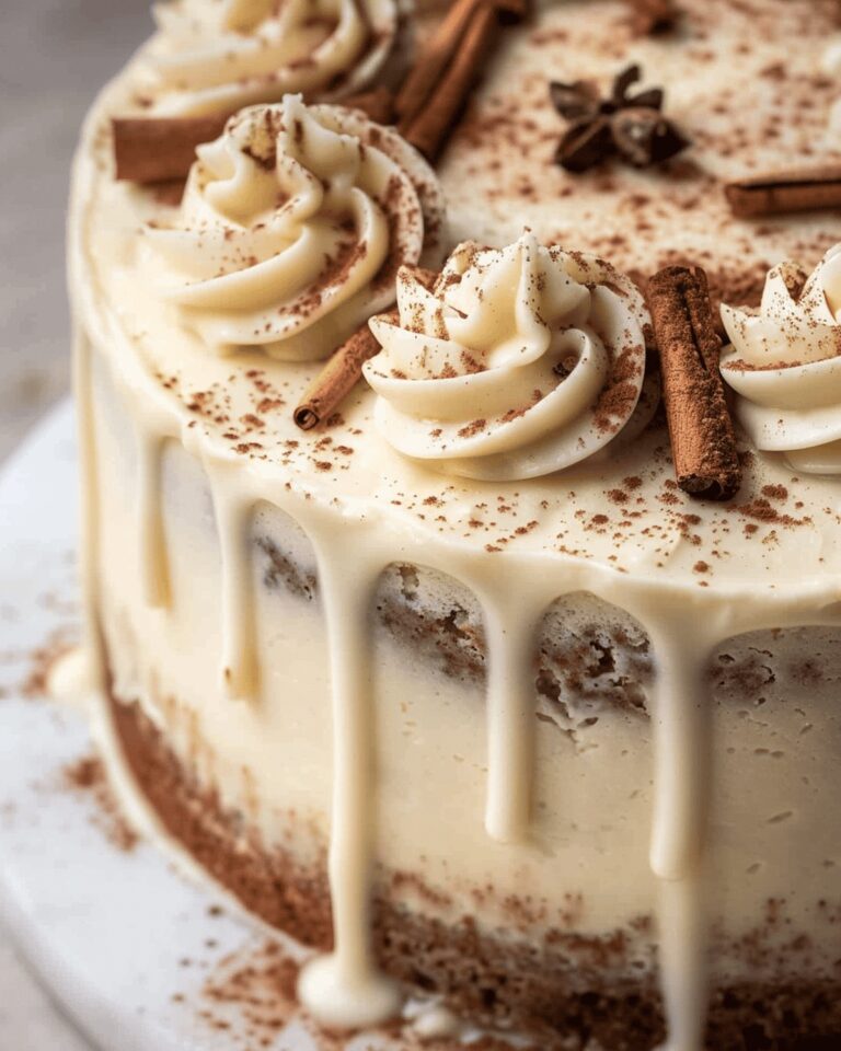 Spice Cake with Eggnog Buttercream Recipe