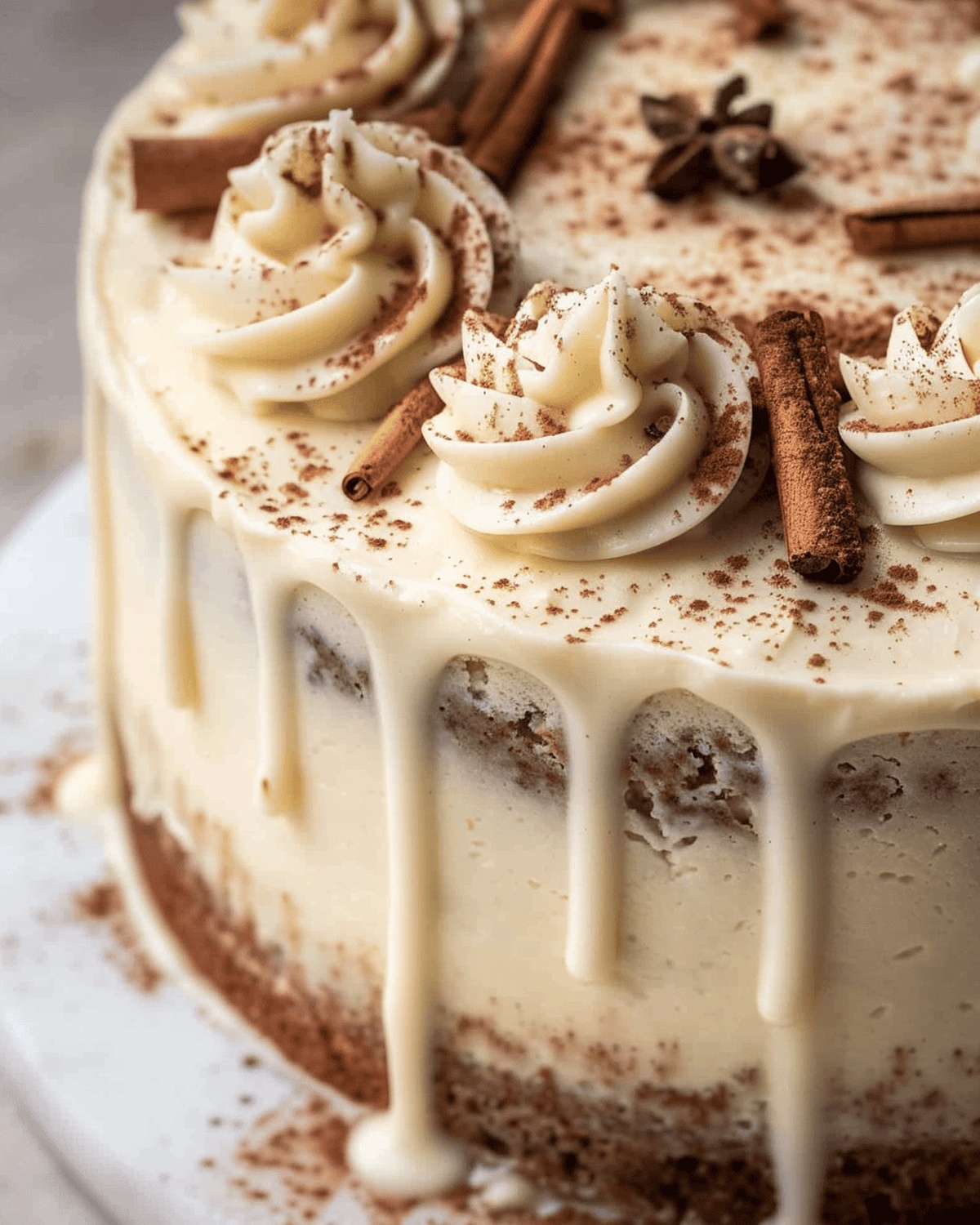 Spice Cake with Eggnog Buttercream Recipe