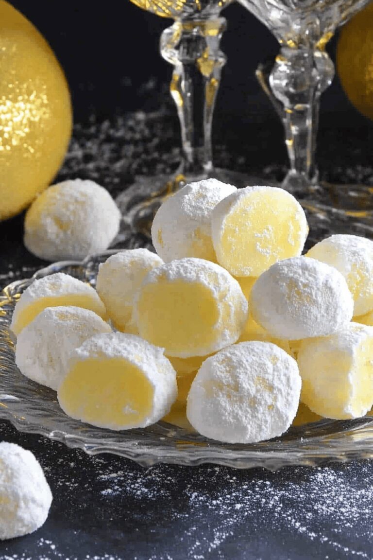 White Chocolate Limoncello Truffles Recipe