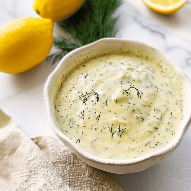 Creamy Lemon Dill Sauce Recipe