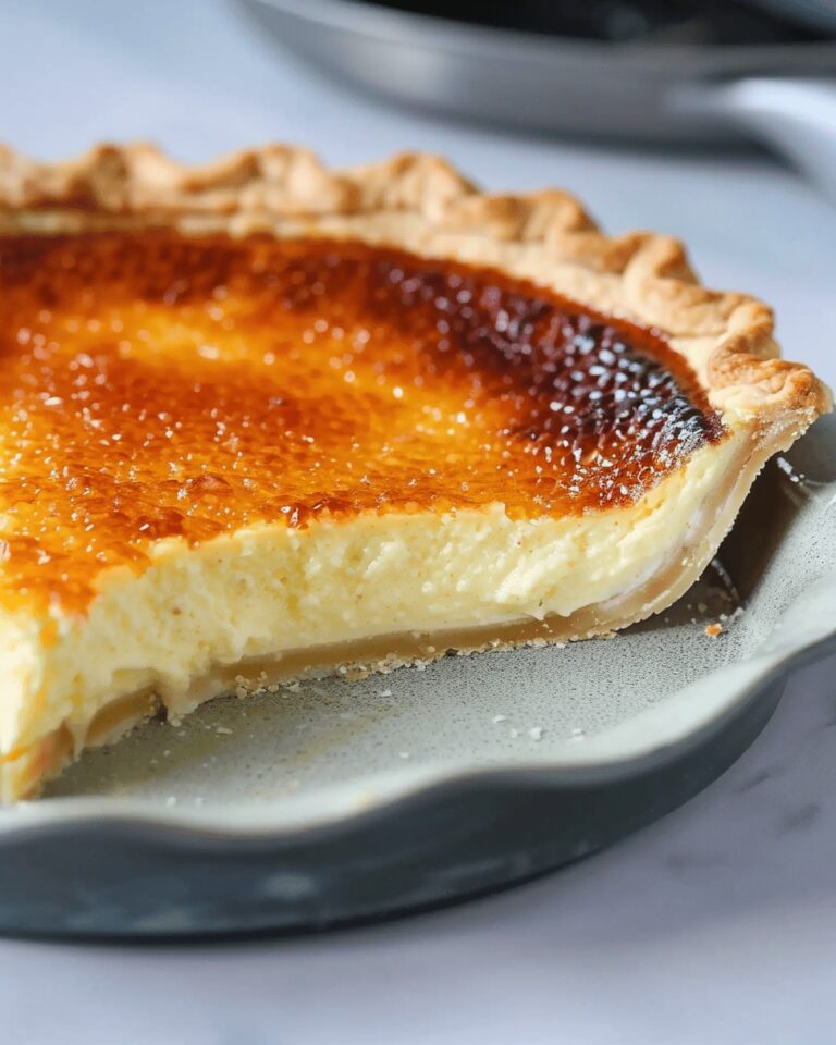 Crme Brle Pie Recipe