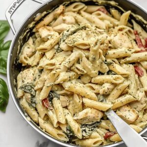 Dreamy Pesto Chicken Pasta Recipe