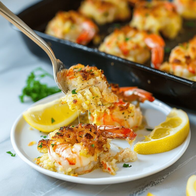 Succulent Baked Stuffed Shrimp with Crab Recipe