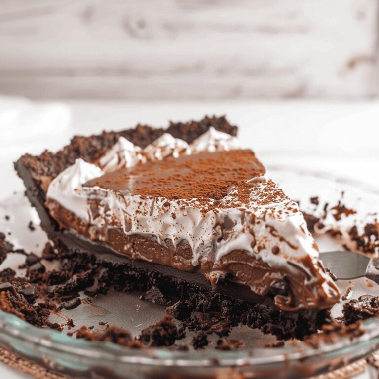 Decadent Mississippi Mud Pie Recipe