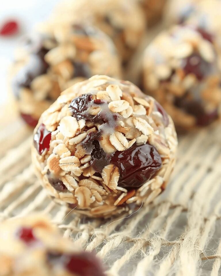 No Bake Cherry Pecan Chia Energy Bites Recipe