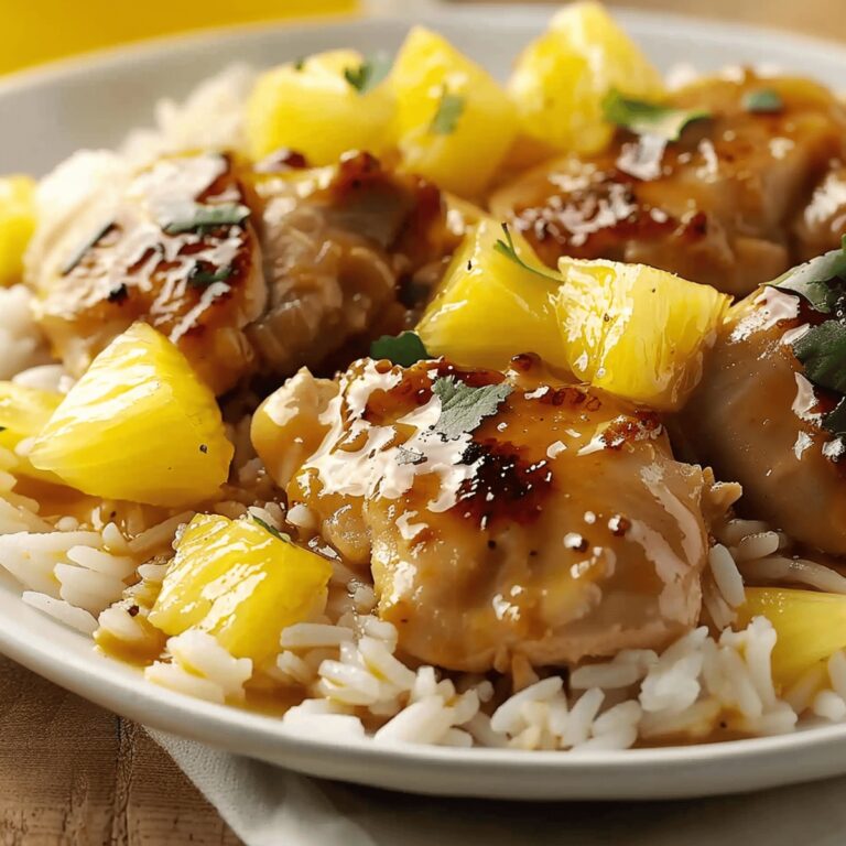 Savory Pineapple Chicken and Rice Recipe