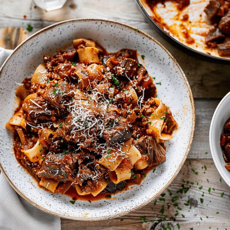 Rich Tuscan Short Rib Ragu Recipe