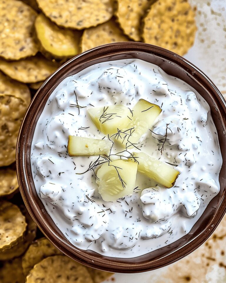 Tangy Dill Pickle Dip Recipe
