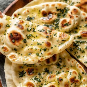 Buttery Garlic Naan Bread Recipe