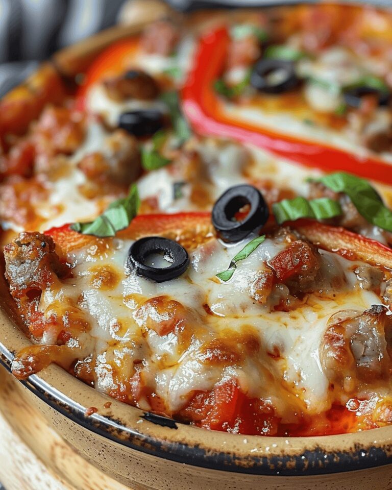 Low Carb Cottage Cheese Pizza Bowl Recipe