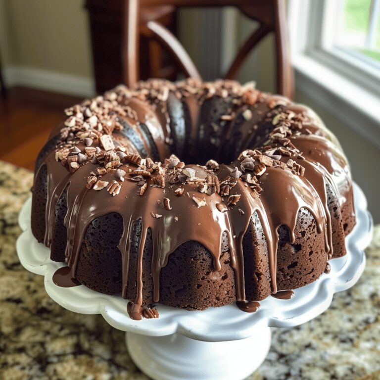 Decadent German Chocolate Bundt Cake Recipe