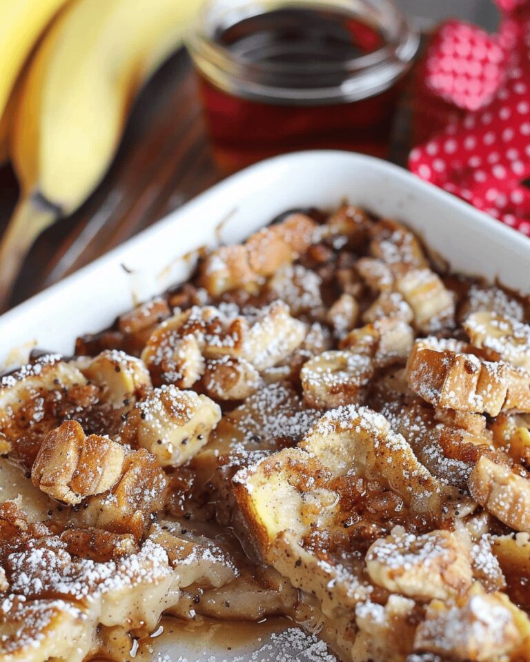 Brown Sugar Banana French Toast Casserole Recipe