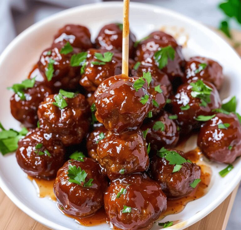 Succulent Grape Jelly Meatballs Recipe
