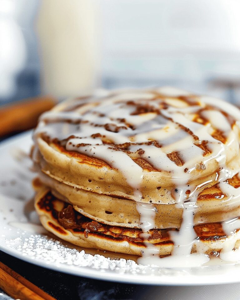 Cinnamon Roll Pancakes Recipe