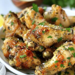 Irresistible Garlic Parmesan Chicken Wings Recipe
