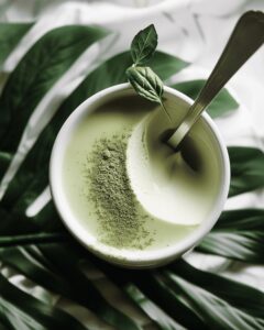Creamy Coconut & Matcha Panna Cotta Recipe