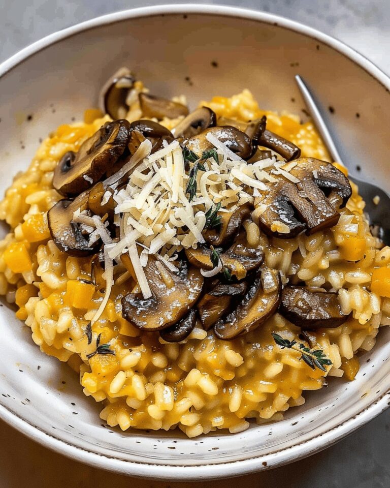 Butternut Squash Mushroom Risotto Recipe