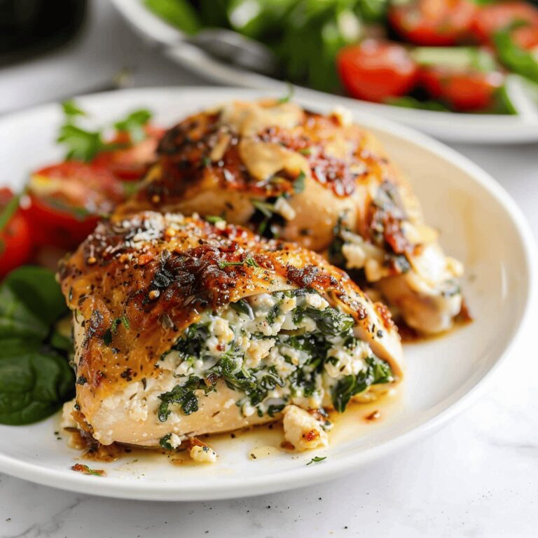 Succulent Spinach Ricotta Stuffed Chicken Recipe