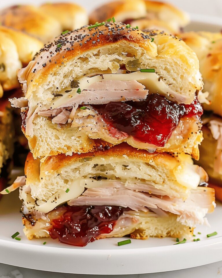 Juicy Cranberry Turkey Sliders Recipe