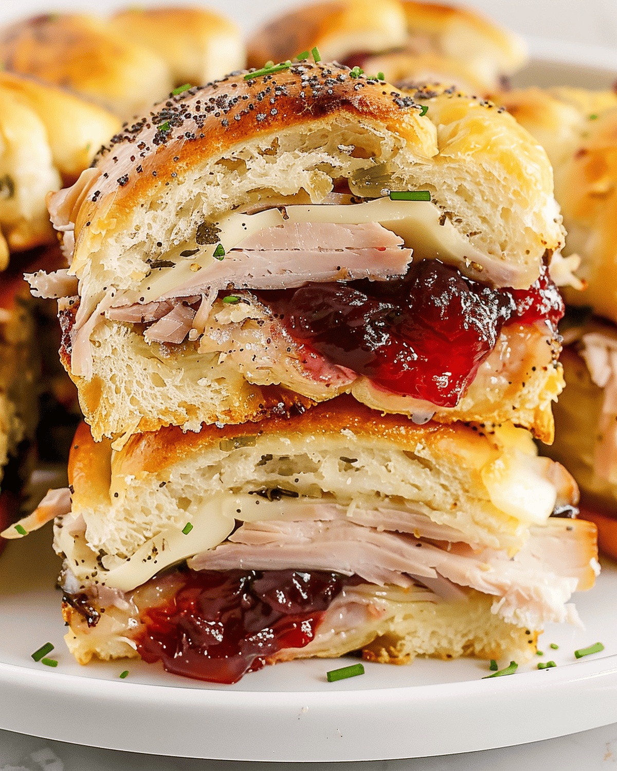 Juicy Cranberry Turkey Sliders Recipe