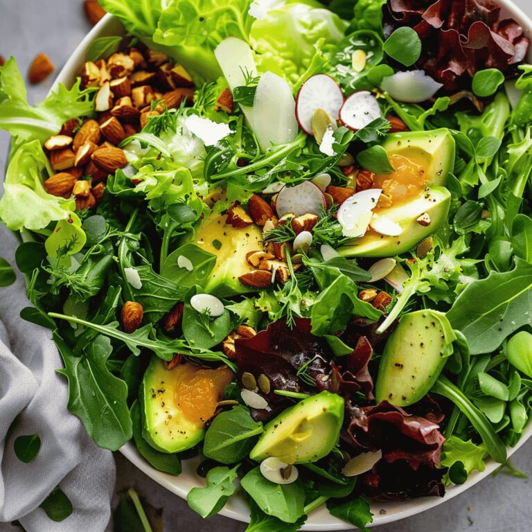 Vibrant Garden Fresh Mixed Greens Salad Recipe