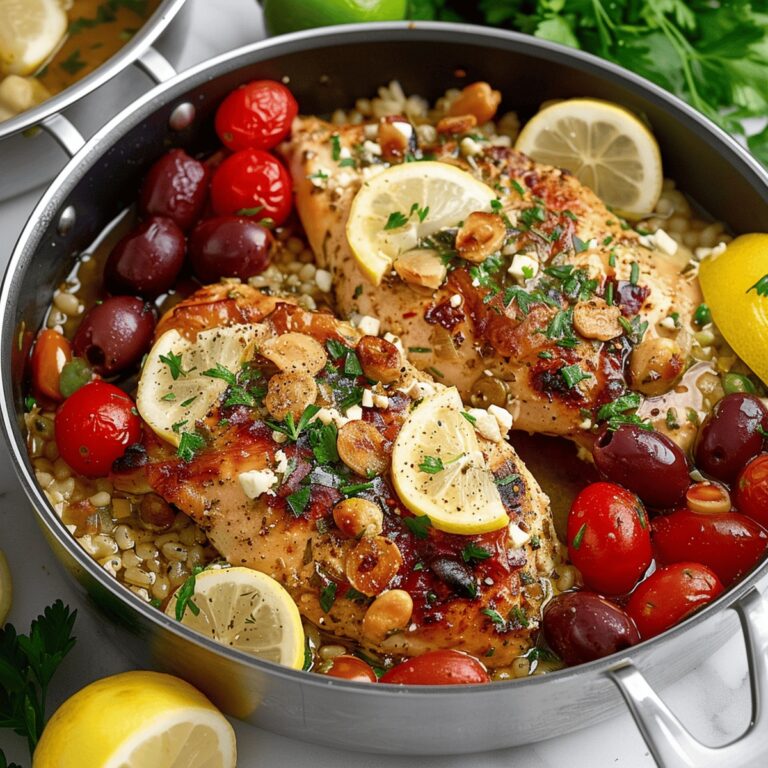 Zesty Mediterranean Chicken with Feta and Olives Recipe