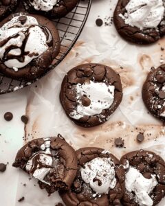 Chocolate Marshmallow Cookies Recipe