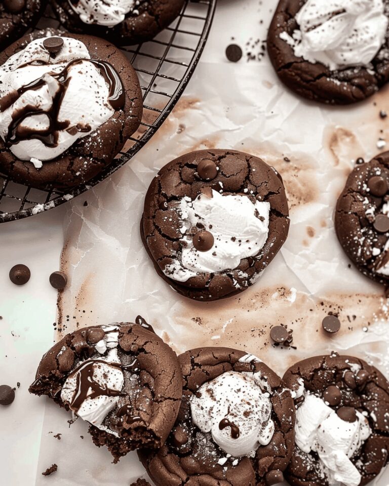 Chocolate Marshmallow Cookies Recipe