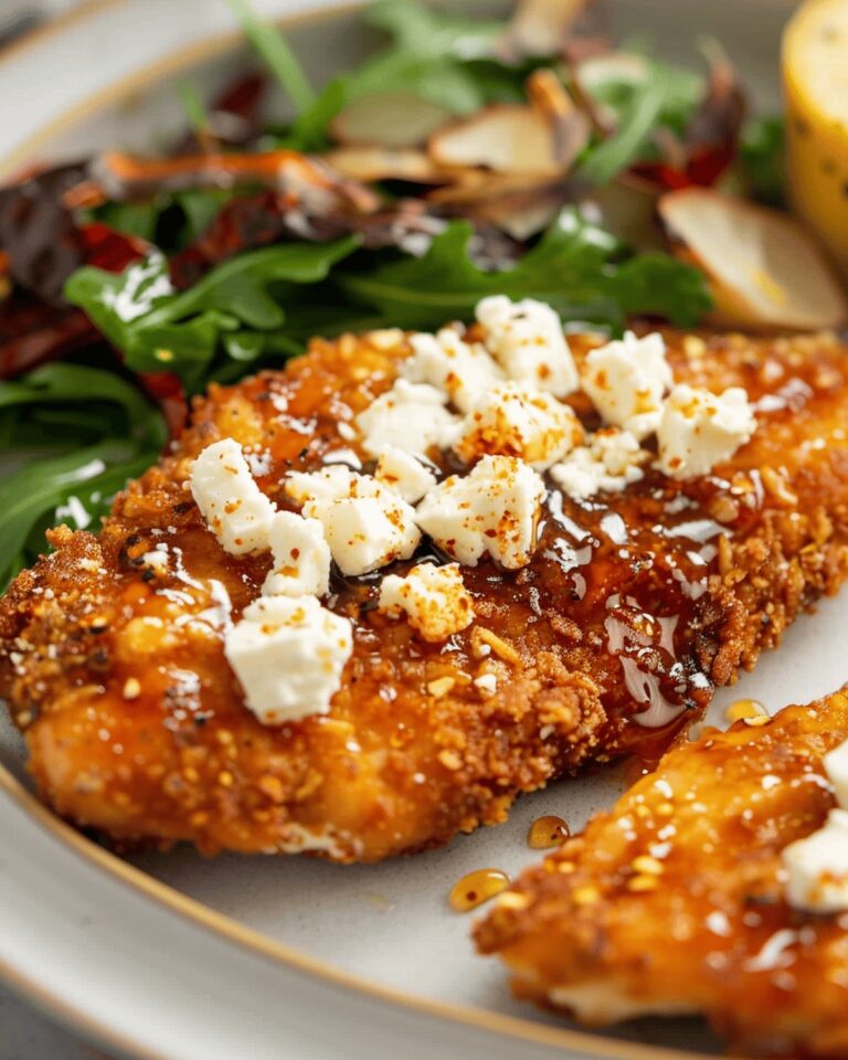Crispy Hot Honey Feta Chicken Recipe