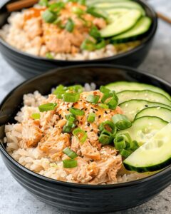 Spicy Tuna Bowls with Cauliflower Rice Meal Prep Recipe