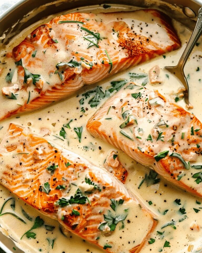 Creamy Garlic Butter Tuscan Salmon Recipe