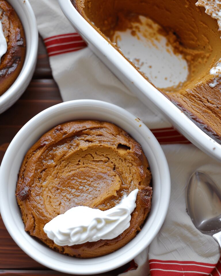 Baked Pumpkin Spice Pudding Recipe