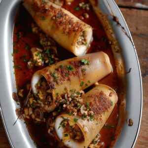 Succulent Mediterranean Stuffed Squid Recipe