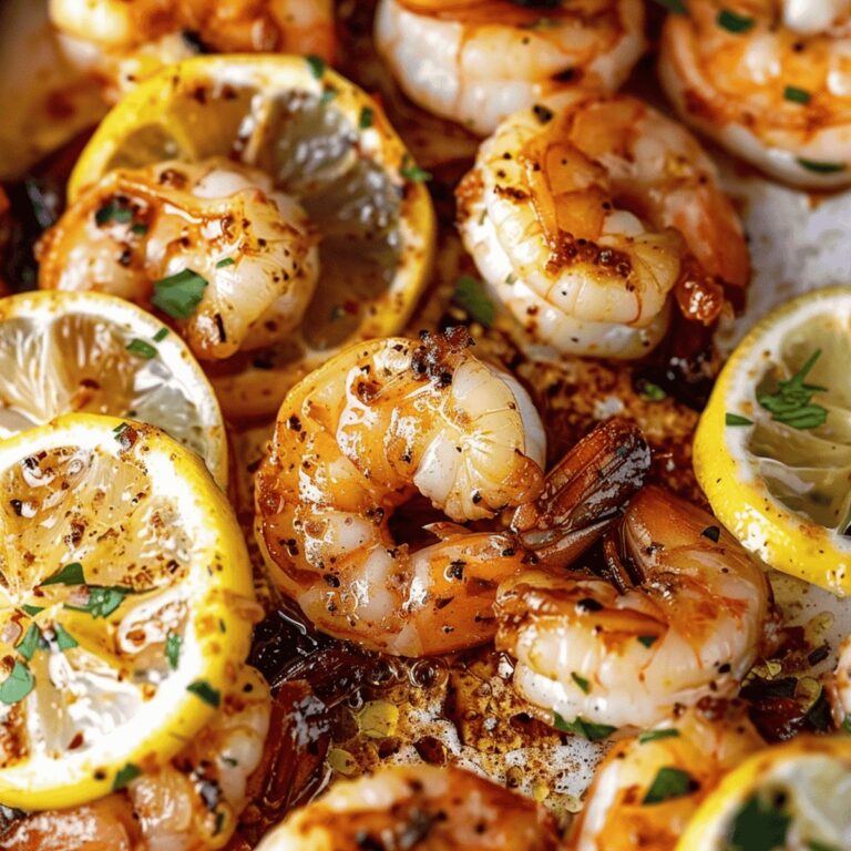 Zesty Lemon Garlic Shrimp Delight Recipe