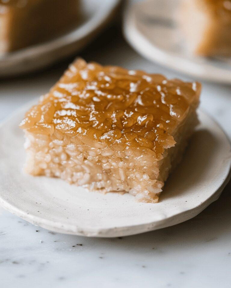 Biko (Filipino Sticky Rice Cake) Recipe