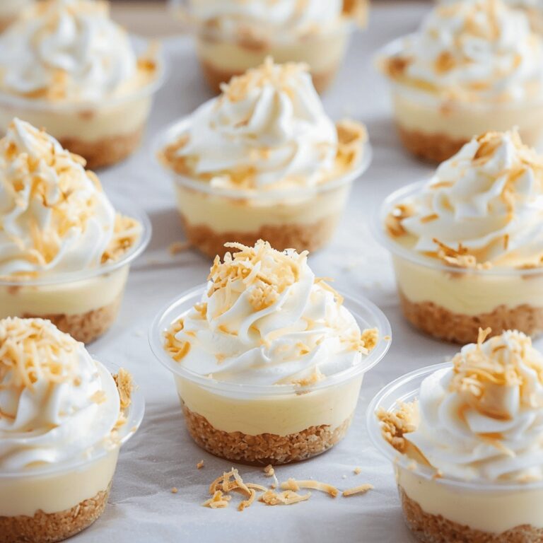 Dreamy Coconut Cream Pie Dessert Cups Recipe