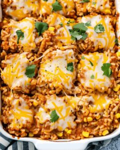 Chicken Enchilada Rice Casserole Recipe