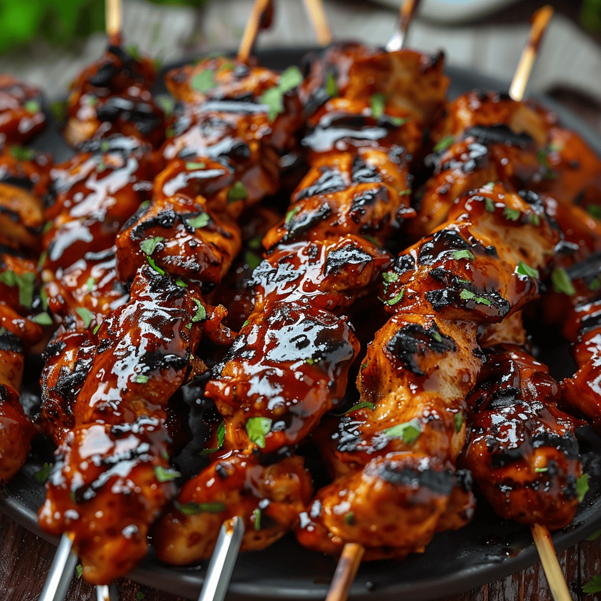 Spicy Honey Chipotle Grilled Chicken Skewers Recipe