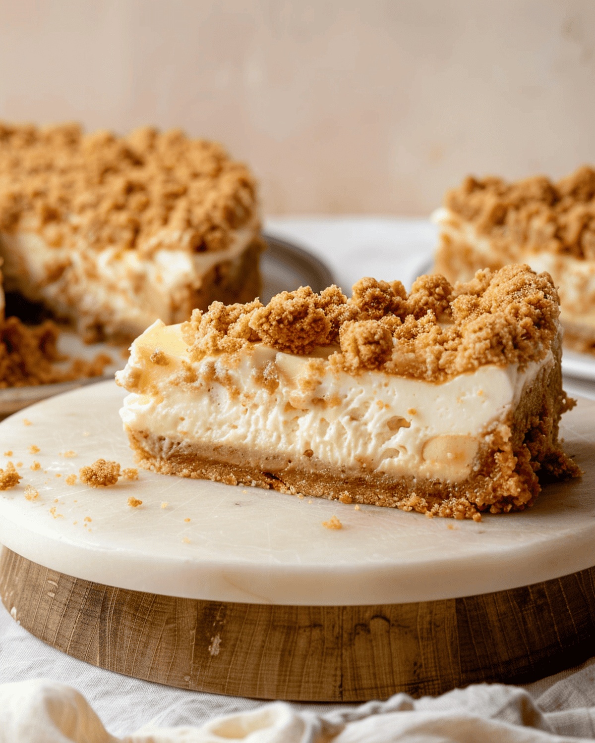 Apple Crumble Cheesecake Recipe